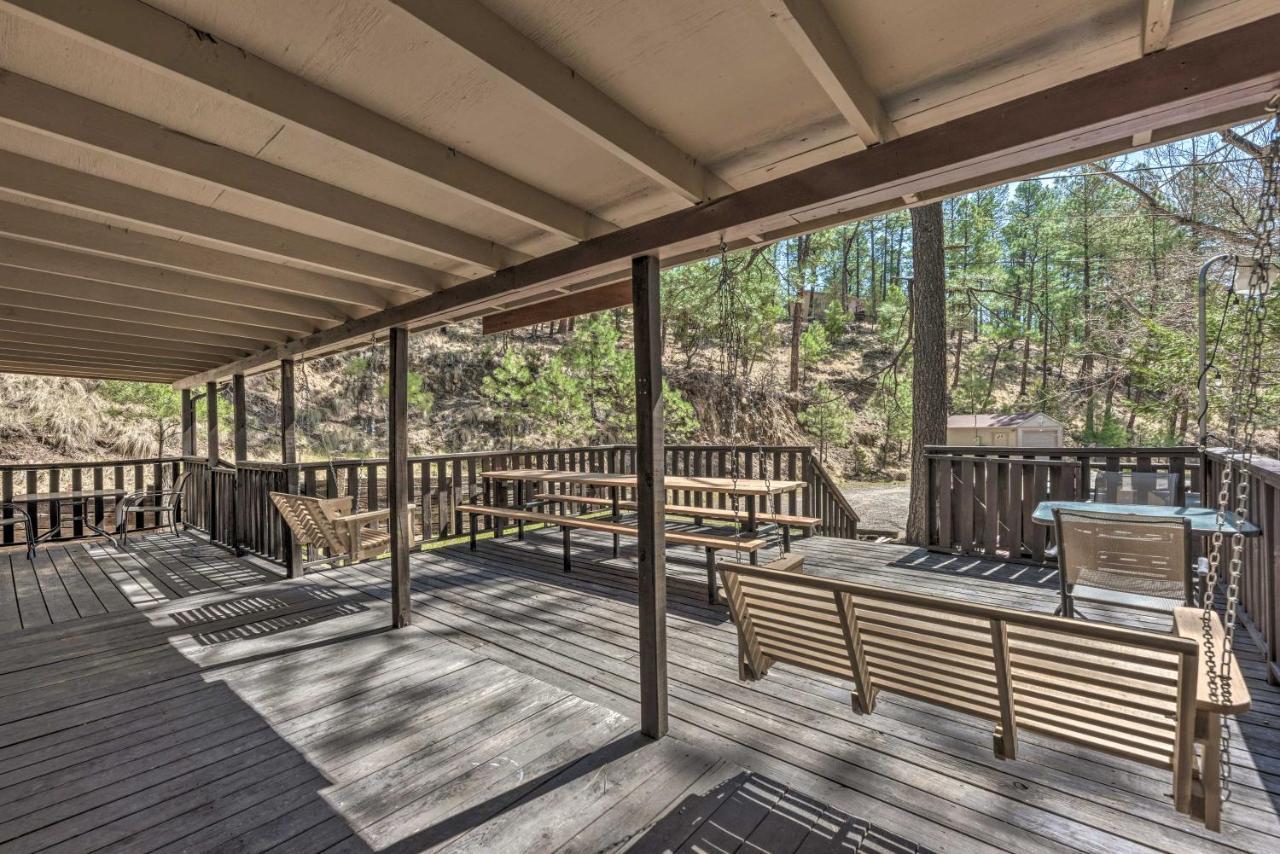 Tranquil Cabin With Stream And Deck Near Dtwn Ruidoso! Eksteriør bilde