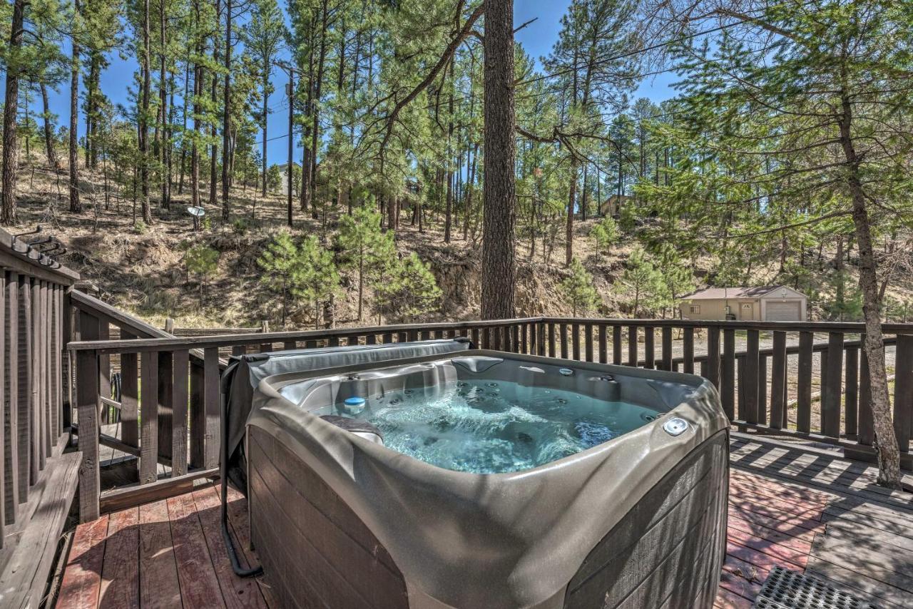 Tranquil Cabin With Stream And Deck Near Dtwn Ruidoso! Eksteriør bilde